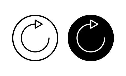 Refresh icon vector illustration. Reload sign and symbol. Update icon. Stock Illustration