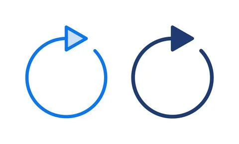 Refresh icon vector illustration. Reload sign and symbol. Update icon. Stock Illustration