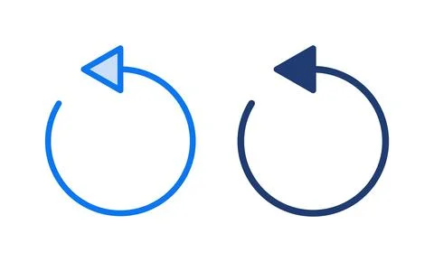 Refresh icon vector illustration. Reload sign and symbol. Update icon. Stock Illustration