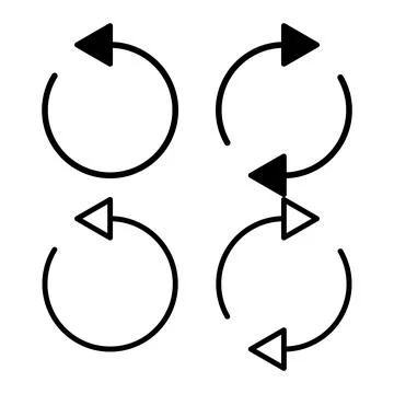 Refresh icon vector illustration. Reload sign and symbol. Update icon. Stock Illustration