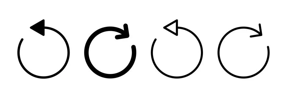 Refresh icon vector illustration. Reload sign and symbol. Update icon. Stockillustratie