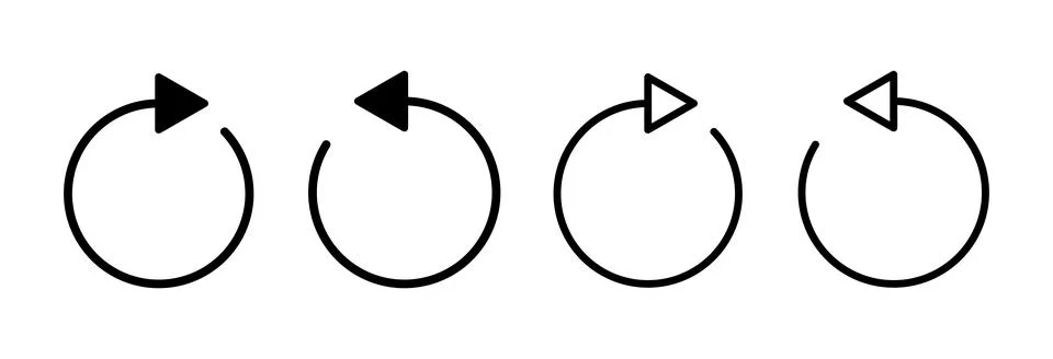 Refresh icon vector illustration. Reload sign and symbol. Update icon. Stock Illustration