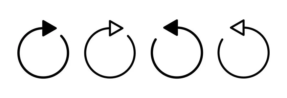 Refresh icon vector illustration. Reload sign and symbol. Update icon. 스톡 일러스트