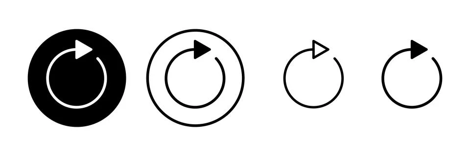 Refresh icon vector illustration. Reload sign and symbol. Update icon. Stock Illustration