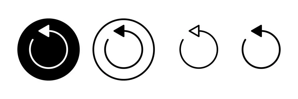 Refresh icon vector illustration. Reload sign and symbol. Update icon. Stock Illustration