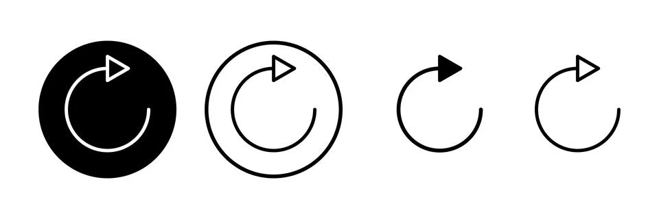 Refresh icon vector illustration. Reload sign and symbol. Update icon. Stock Illustration