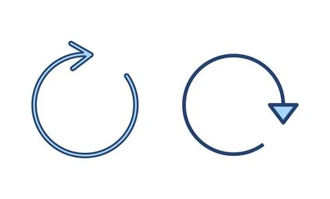 Refresh icon vector. Reload sign and symbol. Update icon. Stock Illustration