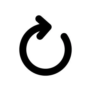 Refresh icon vector. Reload sign and symbol. Update icon. 스톡 일러스트
