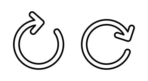 Refresh icon vector. Reload sign and symbol. Update icon. Stock Illustration
