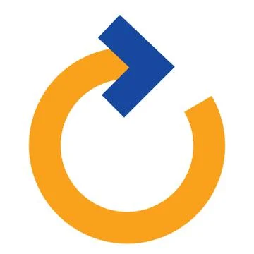 Refresh Line Icon. Arrow In Circle Illustration Stock Illustration