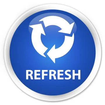 Refresh premium blue round button イラスト素材