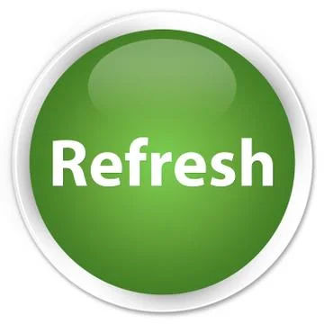 Refresh premium soft green round button Illustrazione stock