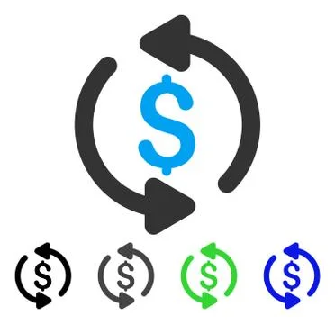 Refresh Price Flat Icon イラスト素材
