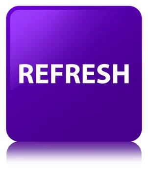 Refresh purple square button Illustrazione stock