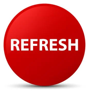 Refresh red round button Stock Illustration