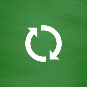 Refresh reload rotation loop sign Stock Illustration