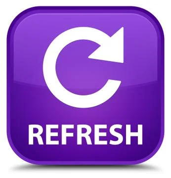 Refresh (rotate arrow icon) special purple square button イラスト素材