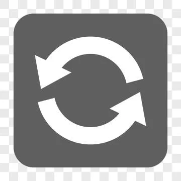Refresh Rounded Square Button Stockillustratie