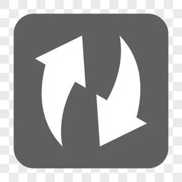 Refresh Rounded Square Button Stock Illustration