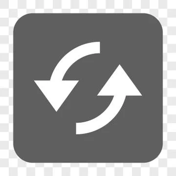 Refresh Rounded Square Button Stock Illustration
