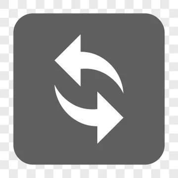Refresh Rounded Square Button Stock Illustration