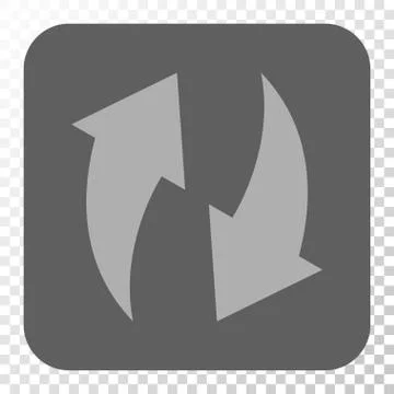 Refresh Rounded Square Button Stock Illustration