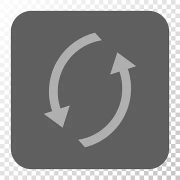 Refresh Rounded Square Button Stock Illustration