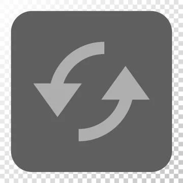 Refresh Rounded Square Button Stock Illustration