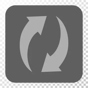 Refresh Rounded Square Button Stock Illustration