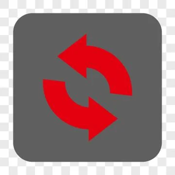 Refresh Rounded Square Button Stock Illustration