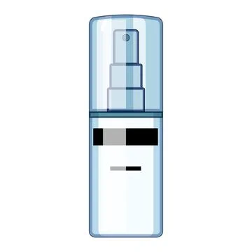 Refresh setting spray cartoon vector illustration Stock Illustration