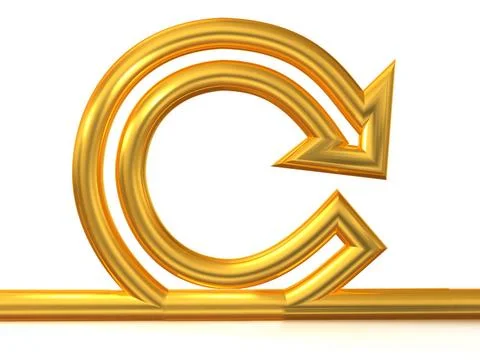 Refresh sign. 3d Refresh sign. 3d Copyright: xZoonar.com/MaksymxYemelyanov... Foto stock