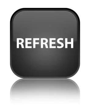 Refresh special black square button Stock Illustration