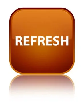 Refresh special brown square button イラスト素材