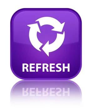 Refresh special purple square button イラスト素材