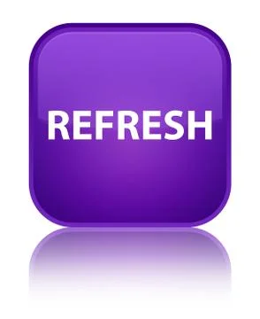 Refresh special purple square button Stock Illustration
