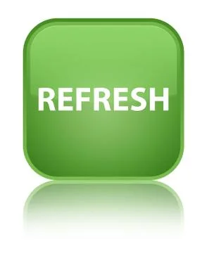 Refresh special soft green square button Illustrazione stock