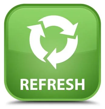 Refresh special soft green square button イラスト素材