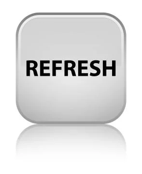 Refresh special white square button Stock Illustration