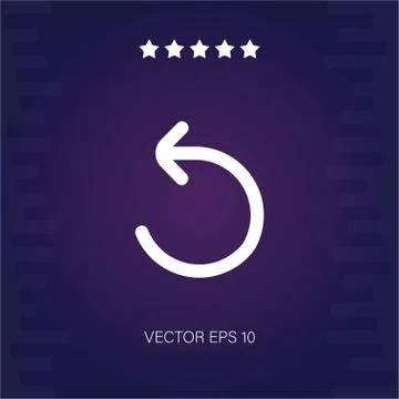 Refresh vector icon Stock Illustration