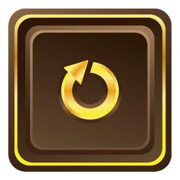 Refresh Web Button Stock Illustration