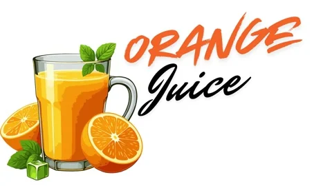 Refresh your day with our pure orange juice, made from the freshest fruit 動画素材 337687790
