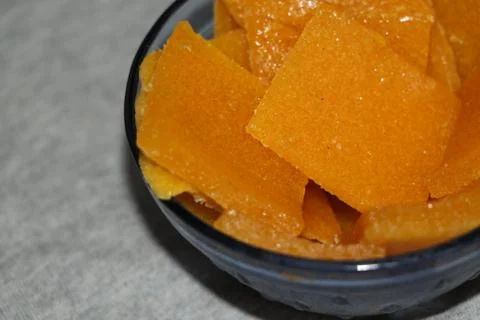 Refresher square shape sweet slice Stock Photos