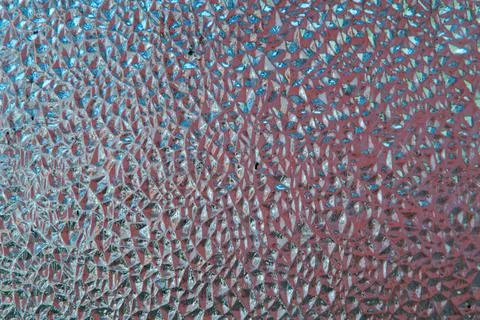 Refreshing background: imitation of dew on a transparent surface, color tonin Stock Photos