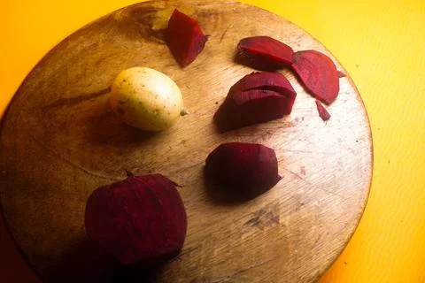 Refreshing beetroot and lemon juice, rich in vitamins, detoxifying properties Stock Photos