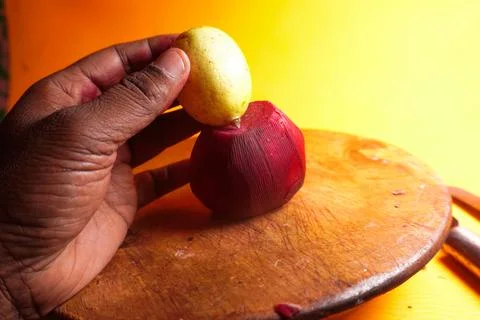 Refreshing beetroot and lemon juice, rich in vitamins, detoxifying properties Fotos Stock