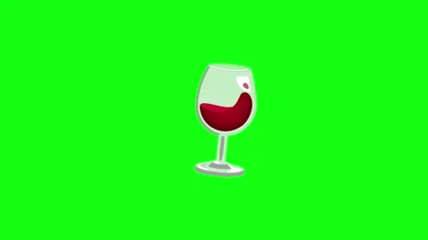 Refreshing Beverage Pour on Chroma Key Stock Footage 337593479