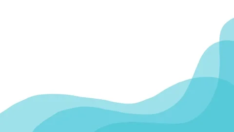 Refreshing Blue Wave Design for Summer Solstice Events and Presentations. Stock Footage 340034640