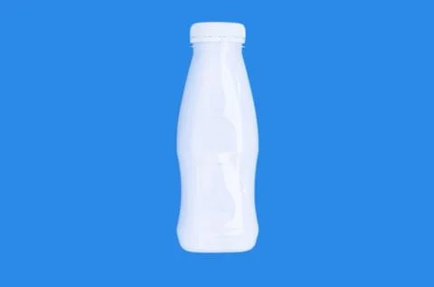 Refreshing bottle of milk Stock Photos