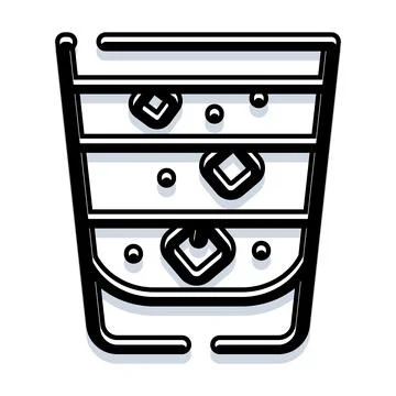 Refreshing cold drink with ice cubes illustration Stock Illustration